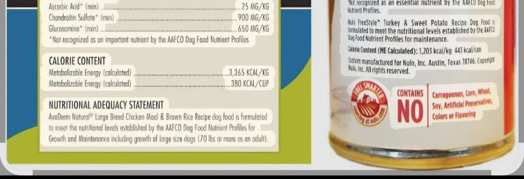 Calorie content in dog food Calorie Content In Dog Food